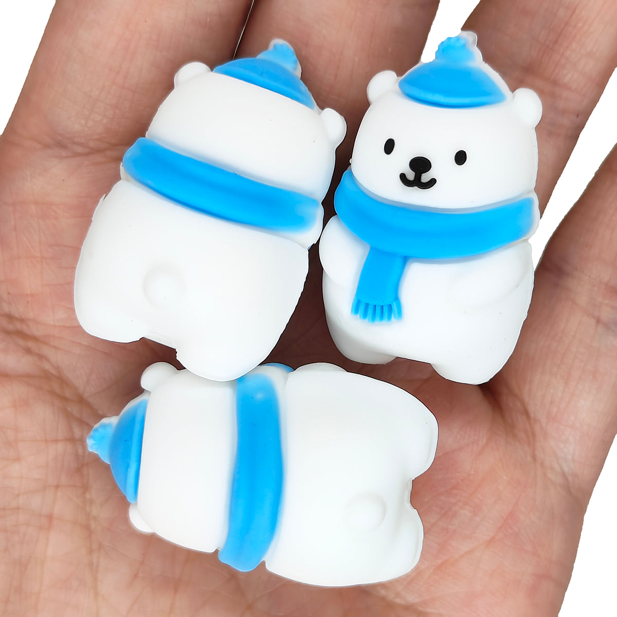 3D White Bear Winter Focal