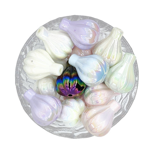 Mix Hot Air Balloon Shaped Acrylic Focal Beads