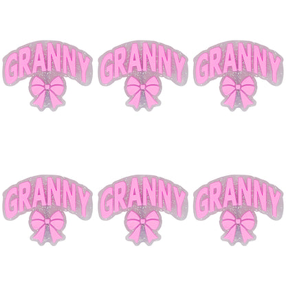 Granny Bow Glitter Focal