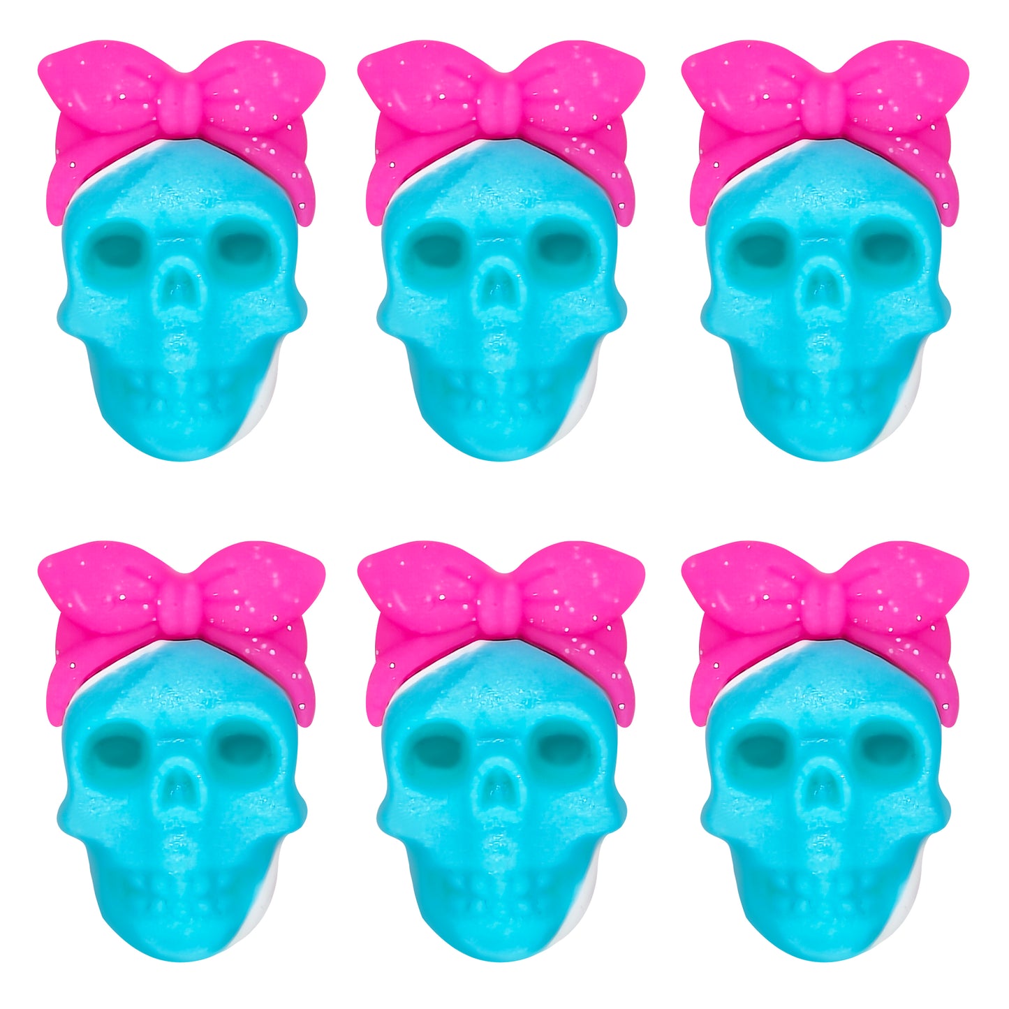 3D Bow Skull Head Focal