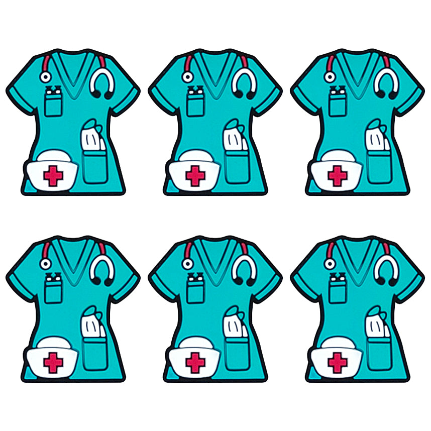 New Nurse Scrub Top Focal