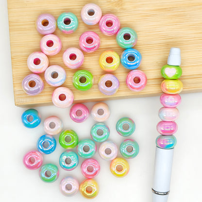 14x9mm UV Heart Star Abacus Spacer Beads,Rondelle Beads,Acrylic Beads