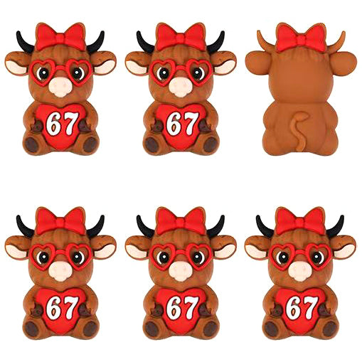 3D 67 Highland Cow Focal