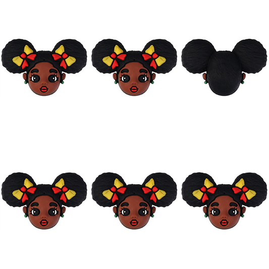 3D Afro Girl Juneteenth Focal