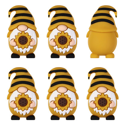 3D Bee Sunflower Gnome Focal