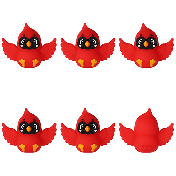 3D Bird Red Cardinal Focal