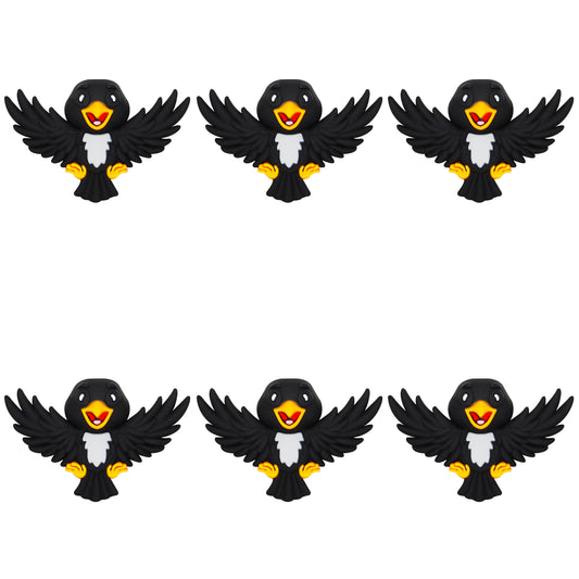 3D Black Bird Focal