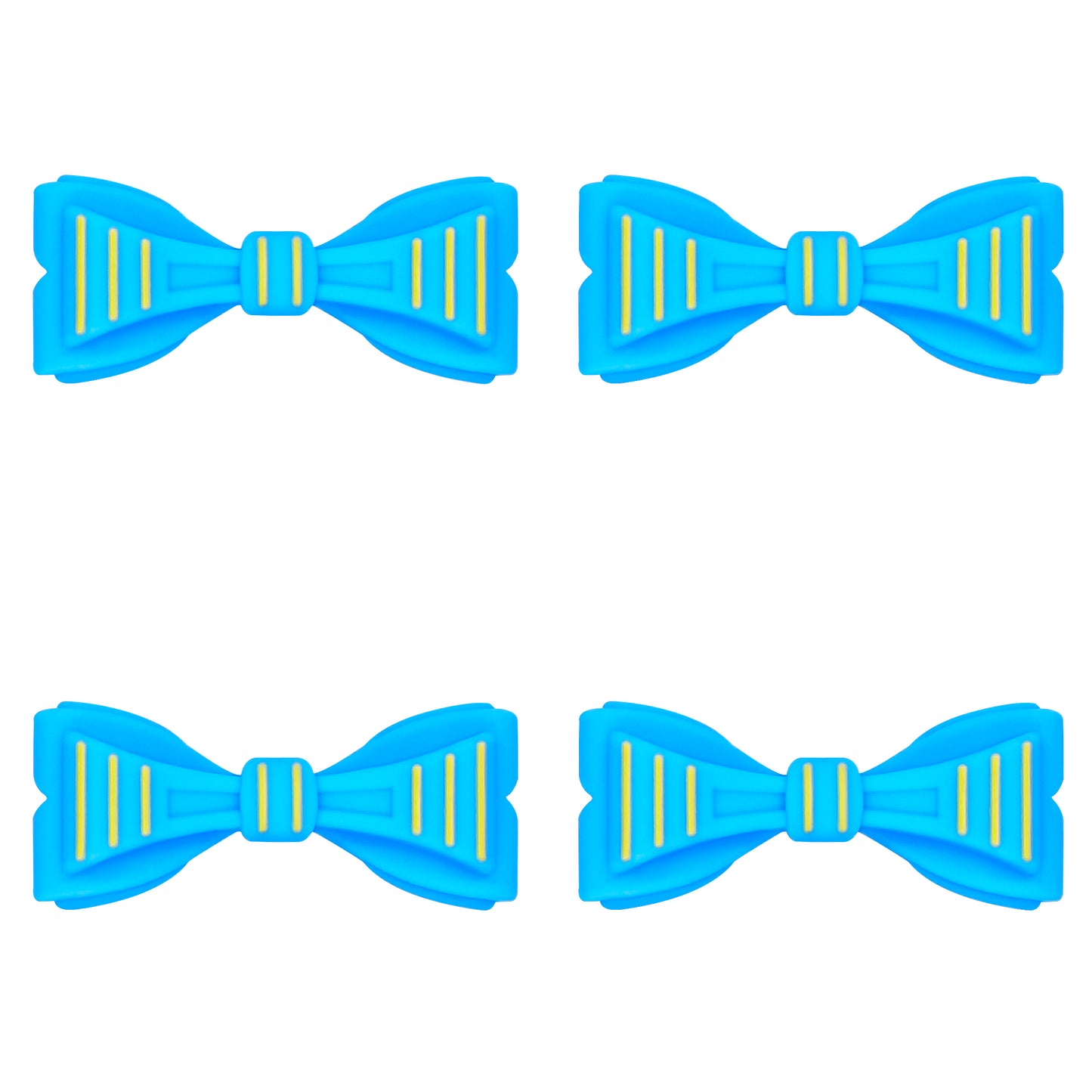 3D Blue Bow Tie Focal