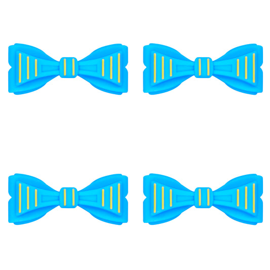 3D Blue Bow Tie Focal