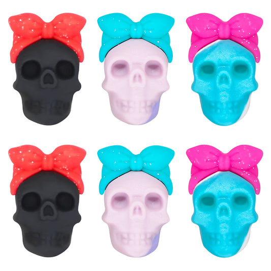 3D Bow Skull Head Focal