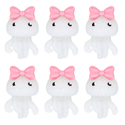 3D Bowknot Jellyfish Glitter Focal