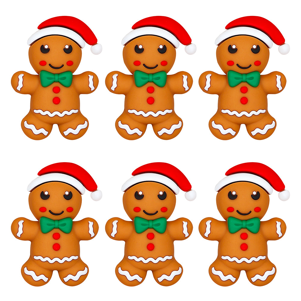 3D Christmas Gingerbread Man Focal