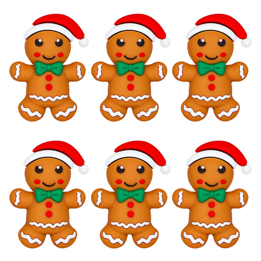 3D Christmas Gingerbread Man Focal