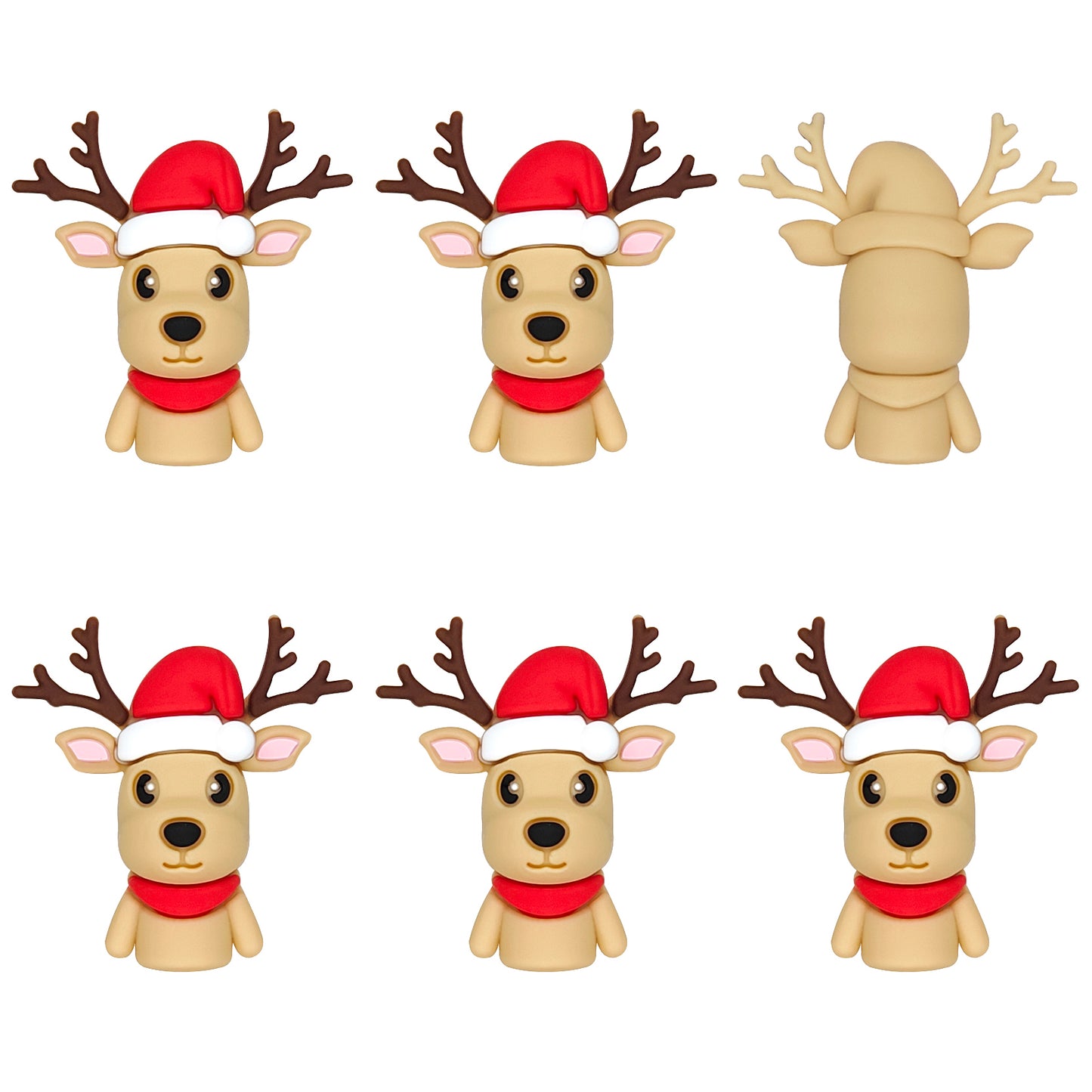 3D Christmas Reindeer Focal