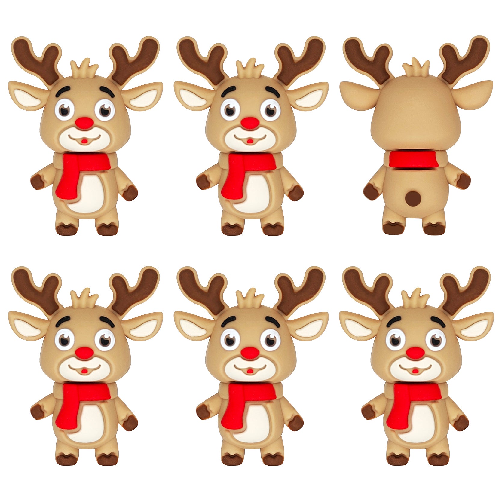 3D Christmas Reindeer Focal