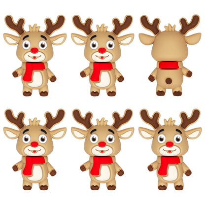 3D Christmas Reindeer Focal