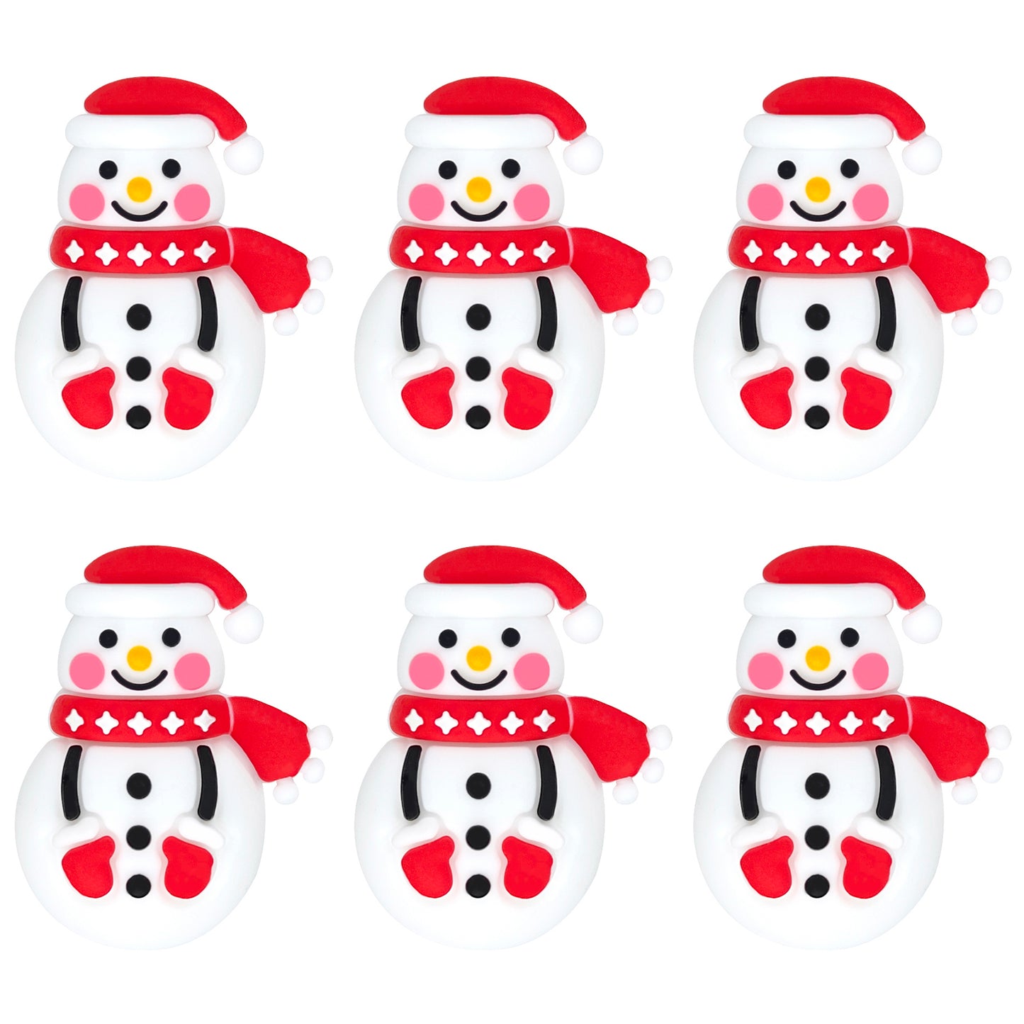 3D Christmas Snowman Focal