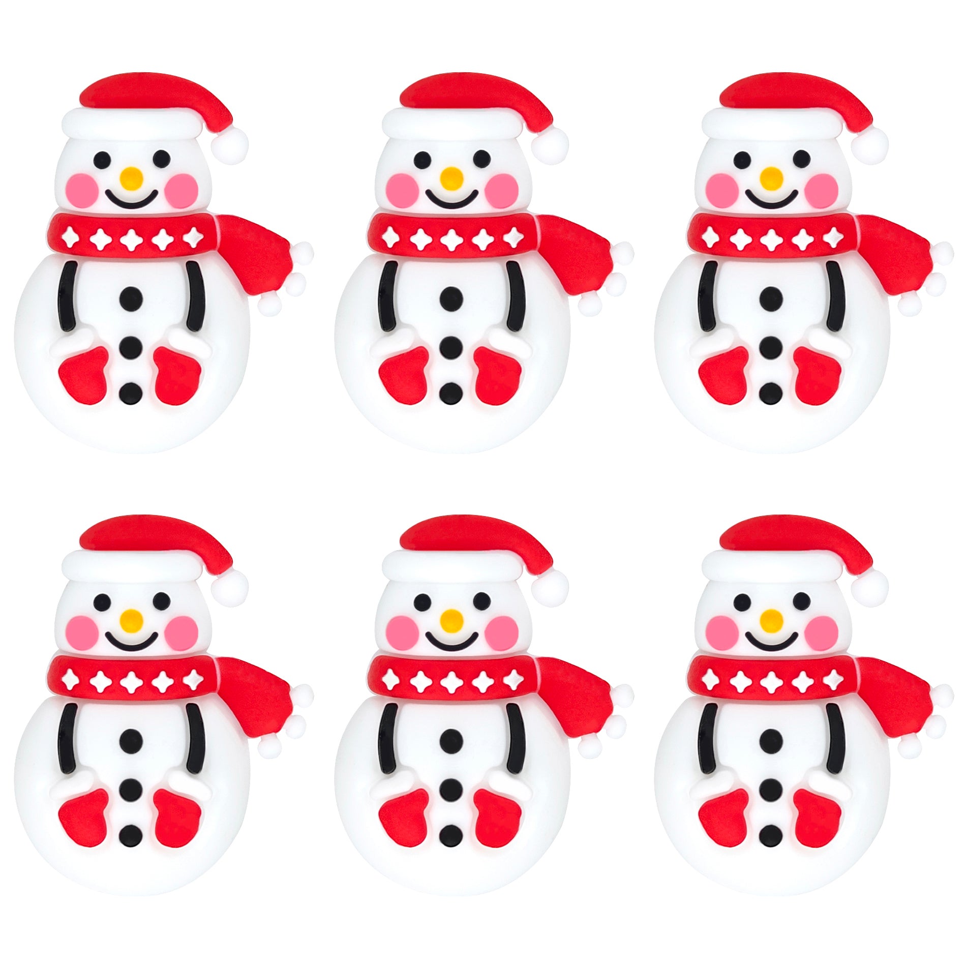 3D Christmas Snowman Focal