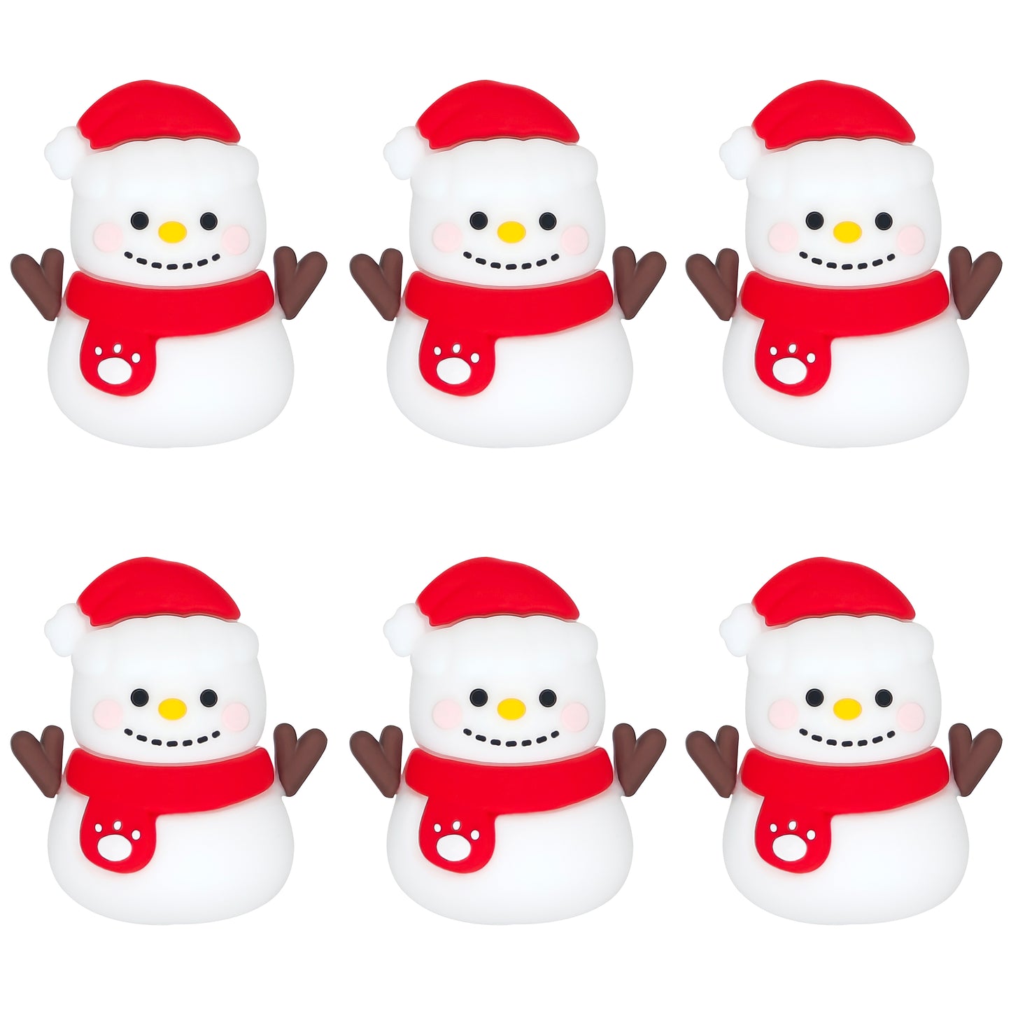 3D Christmas Snowman Focal