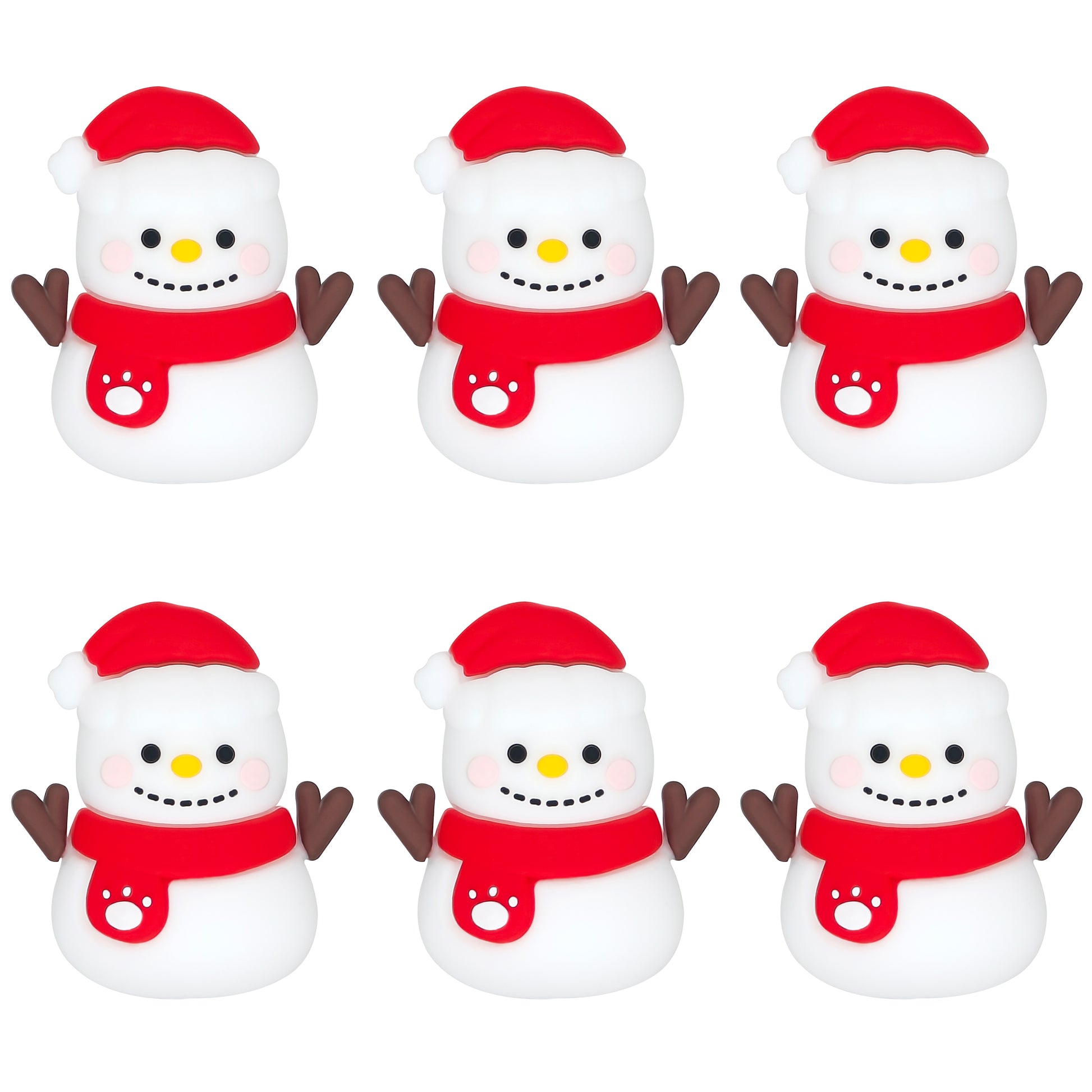 3D Christmas Snowman Focal