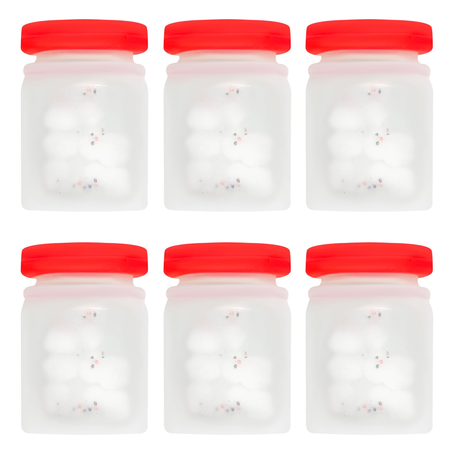 3D Christmas Snowman Jar Focal