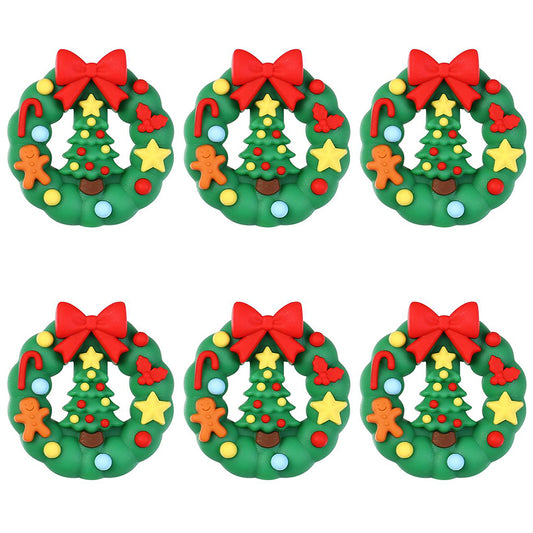 3D Christmas Wreath with Tree Focal