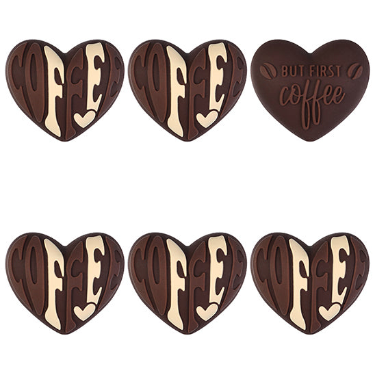 3D Coffee Heart Focal