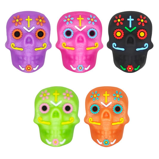 3D Colored Skull Focal