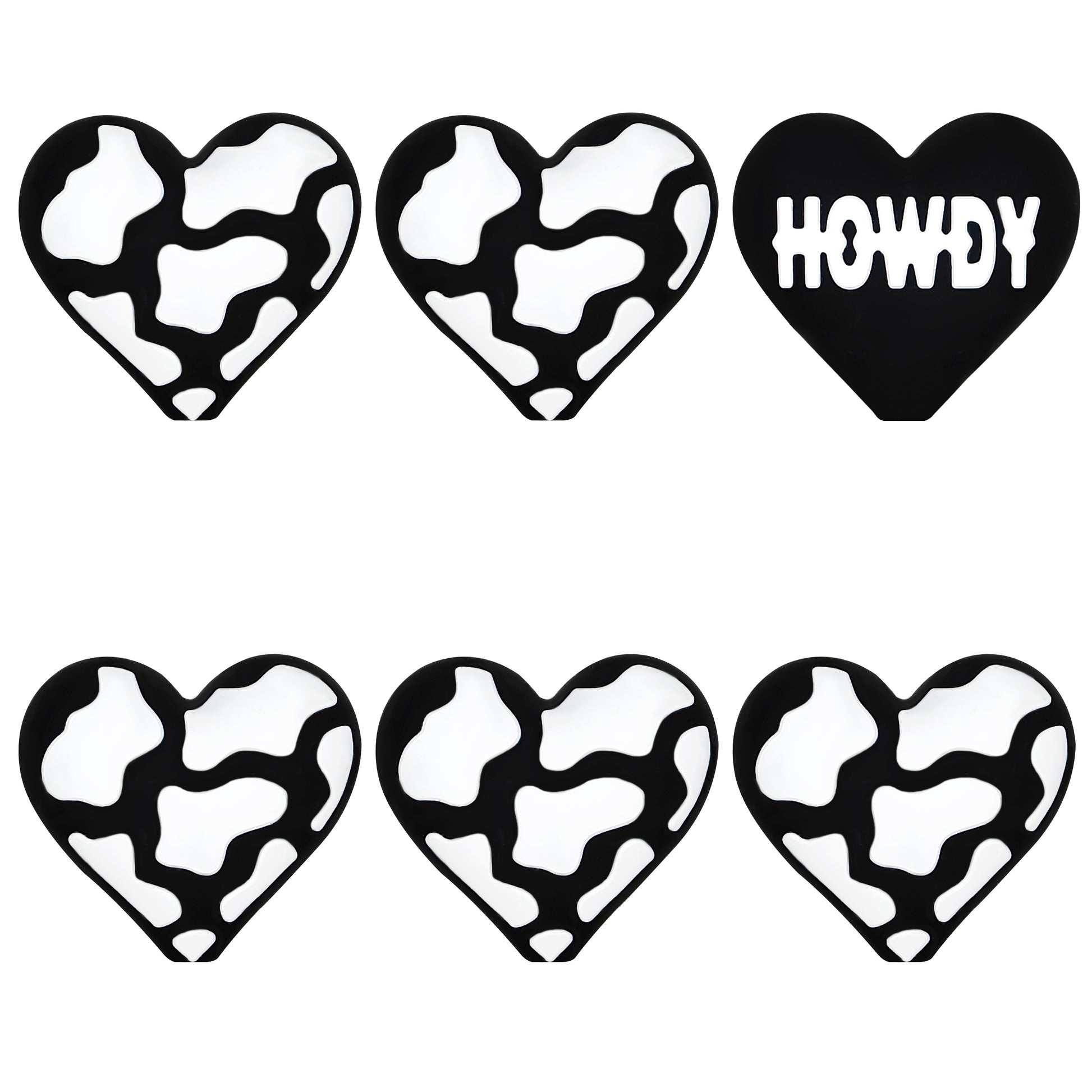 3D Cow Heart Howdy Focal