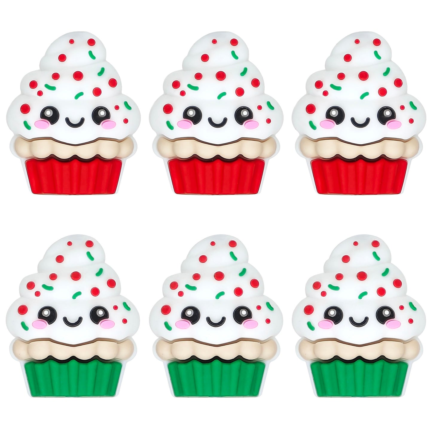 3D Cupcake Focal Beads