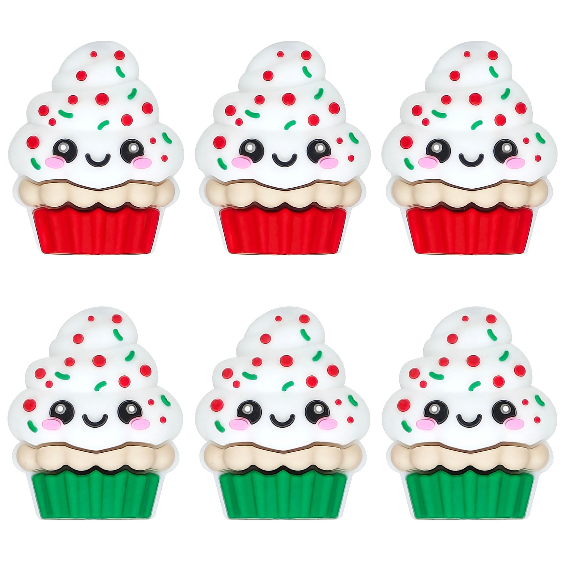 3D Cupcake Focal Beads