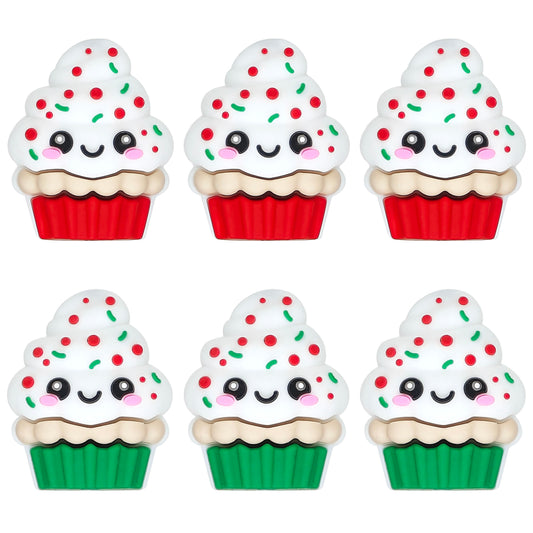 3D Cupcake Focal Beads