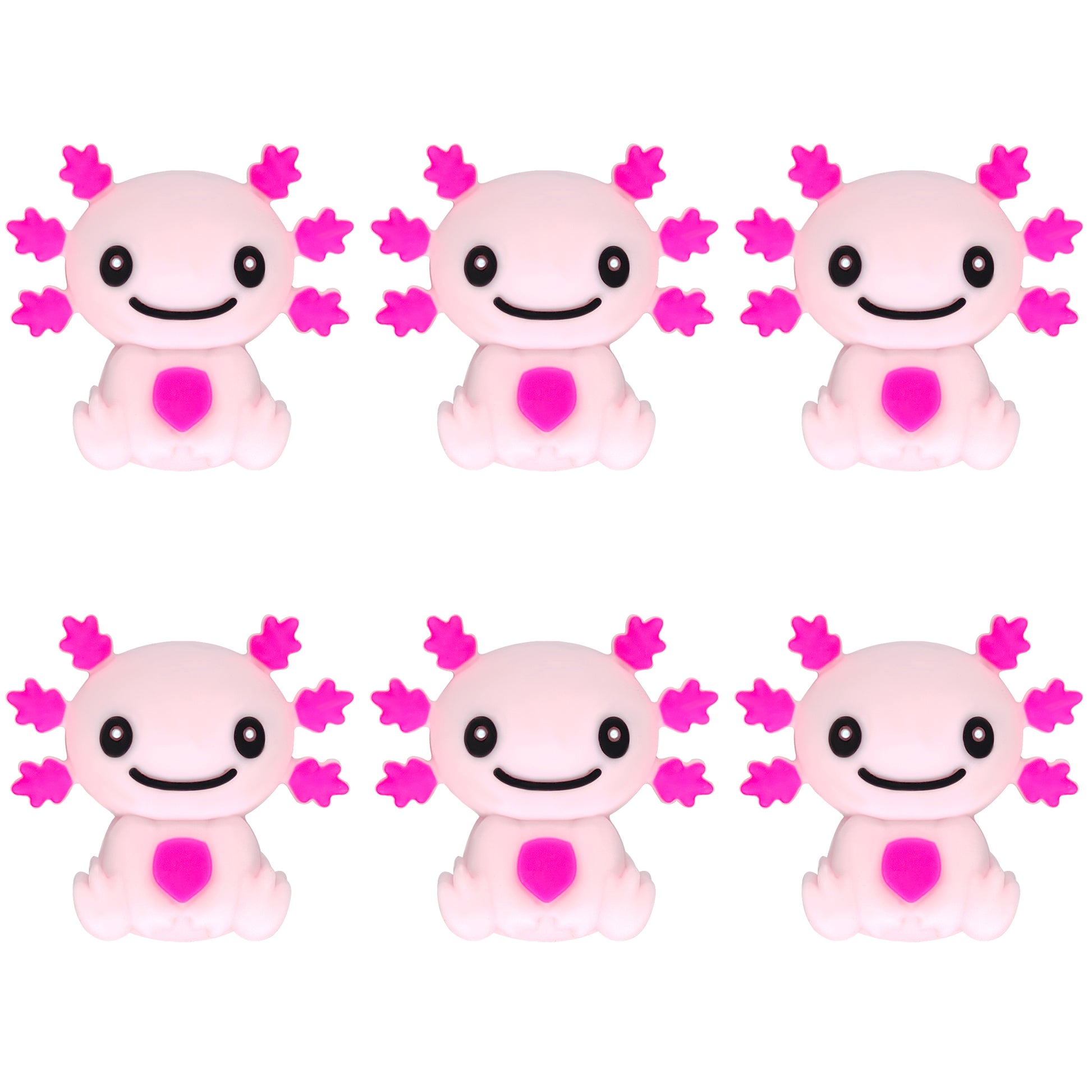 3D Cute Axolotl Focal