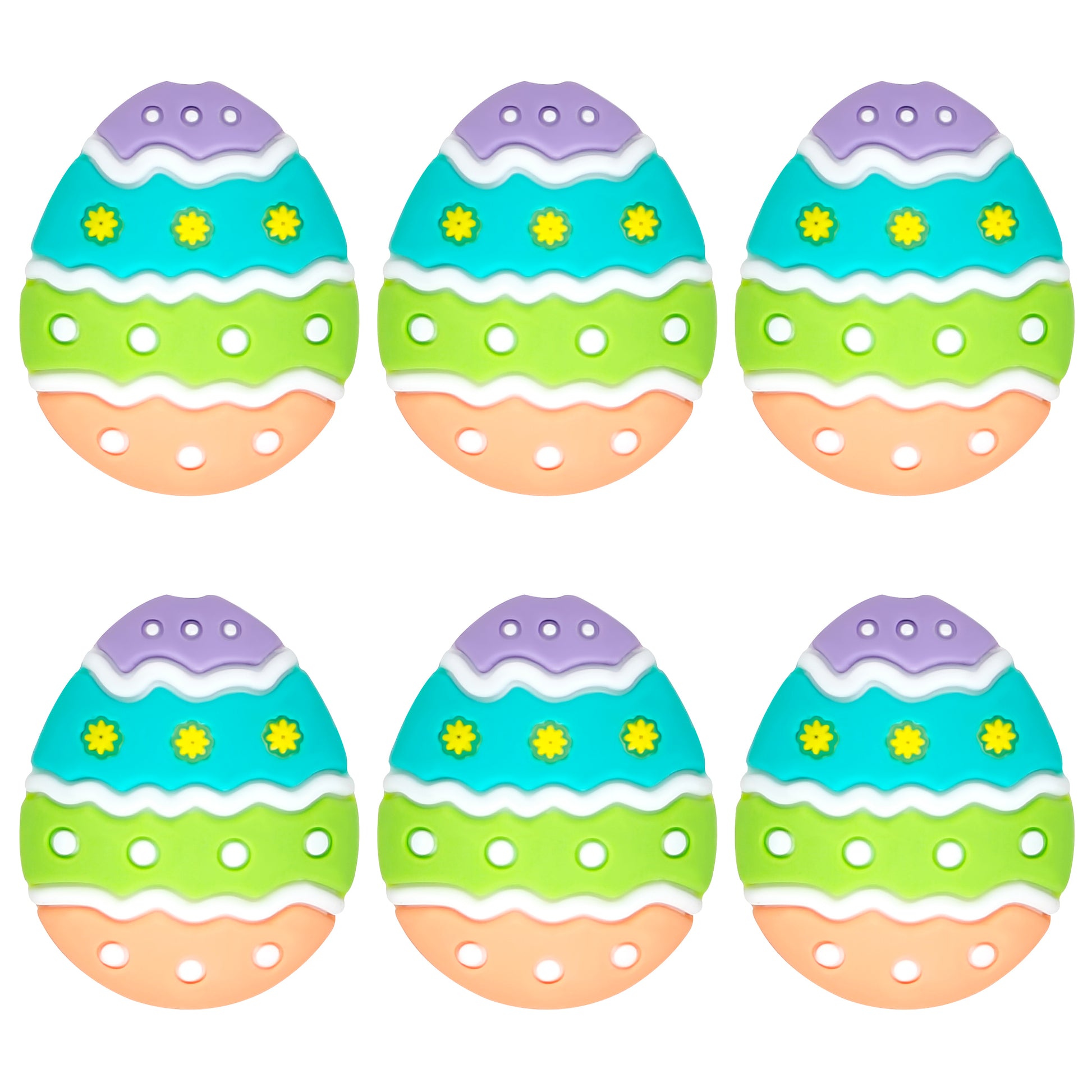 3D Easter Egg Colored Focal
