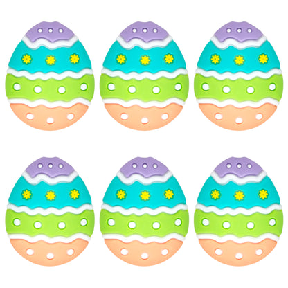 3D Easter Egg Colored Focal