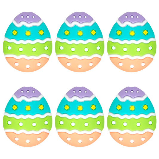 3D Easter Egg Colored Focal