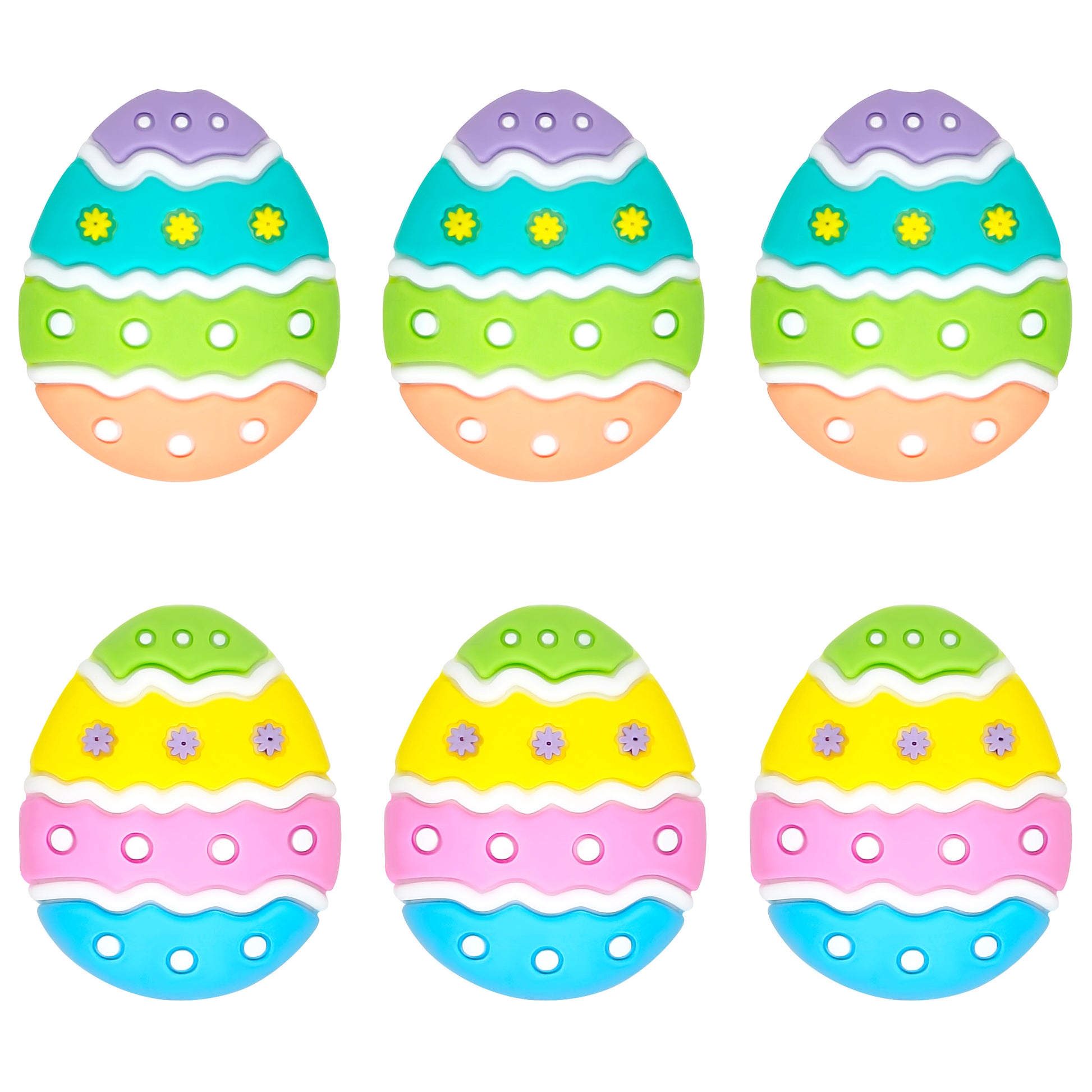 3D Easter Egg Colored Focal