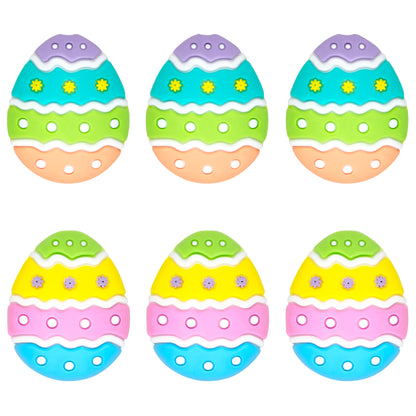 3D Easter Egg Colored Focal