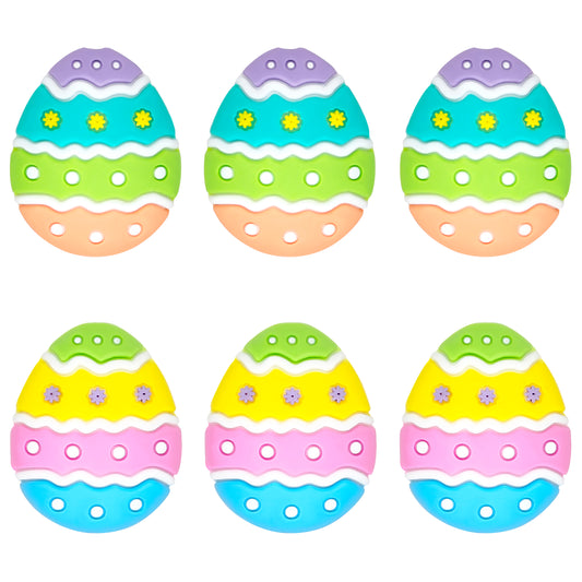 3D Easter Egg Colored Focal