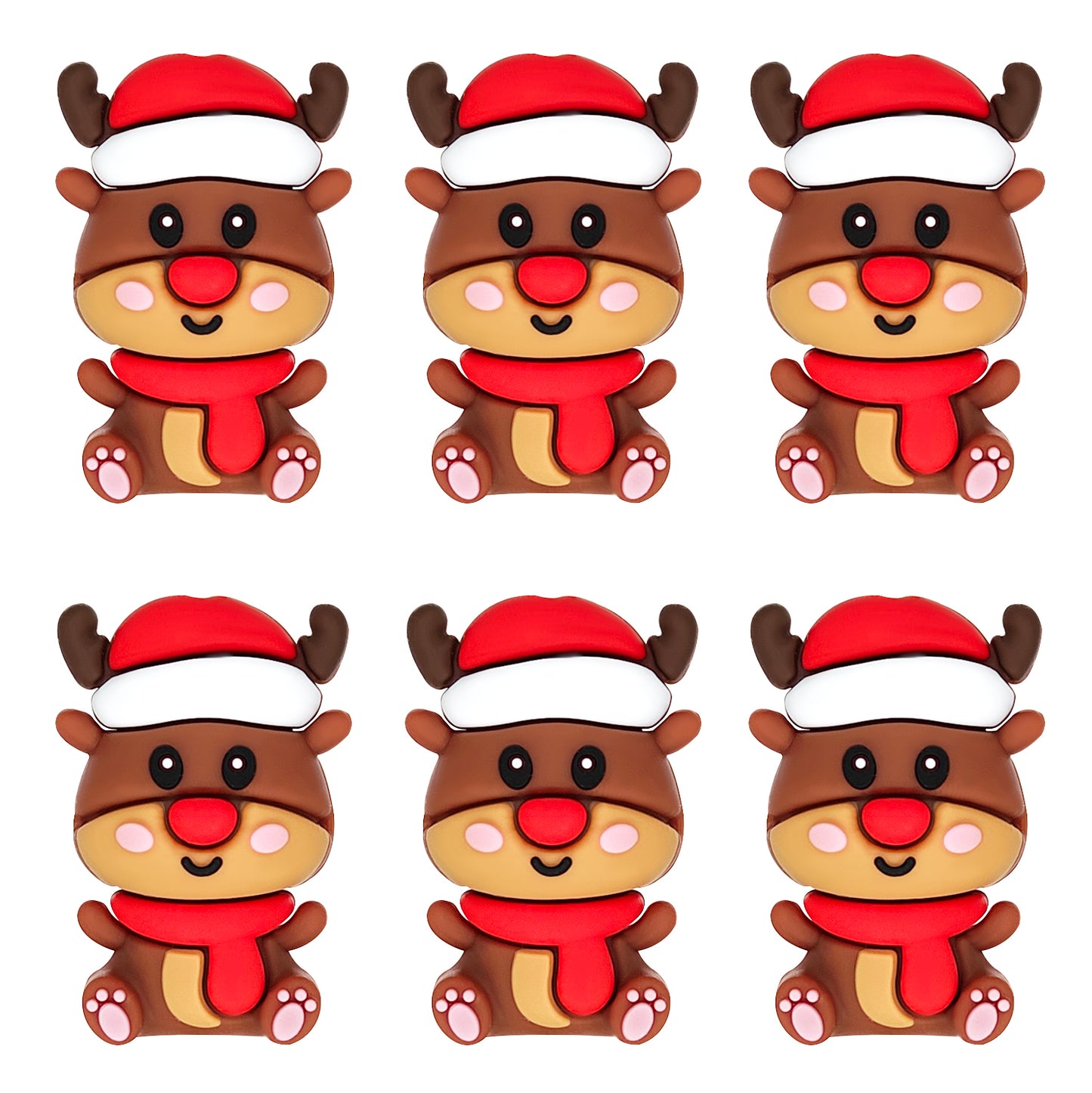 3D Elk Christmas Focal