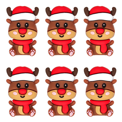 3D Elk Christmas Focal