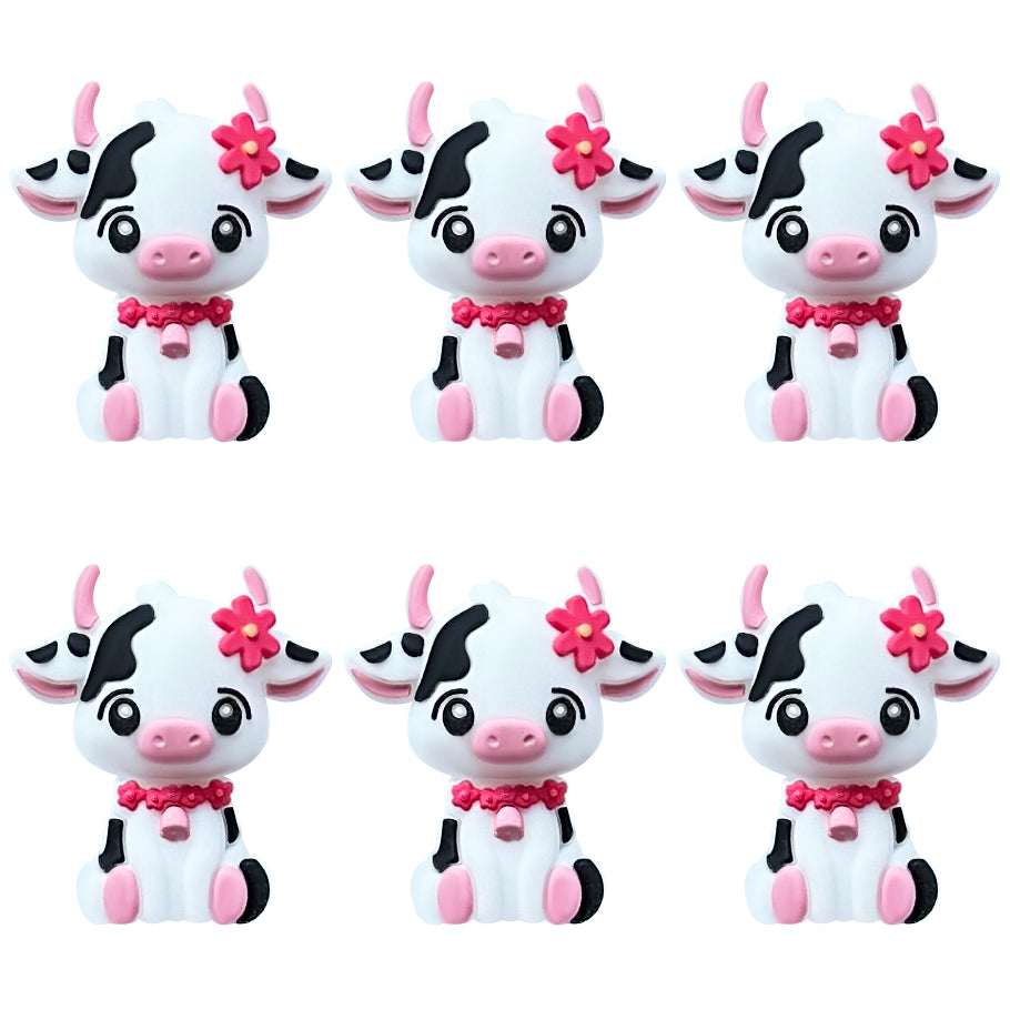 3D Flower Cow Focal