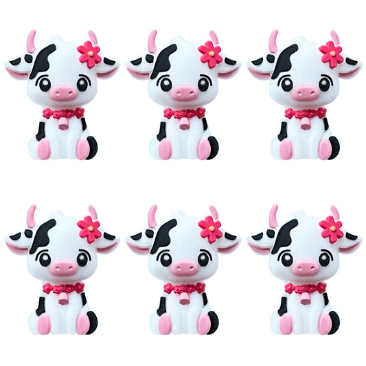 3D Flower Cow Focal