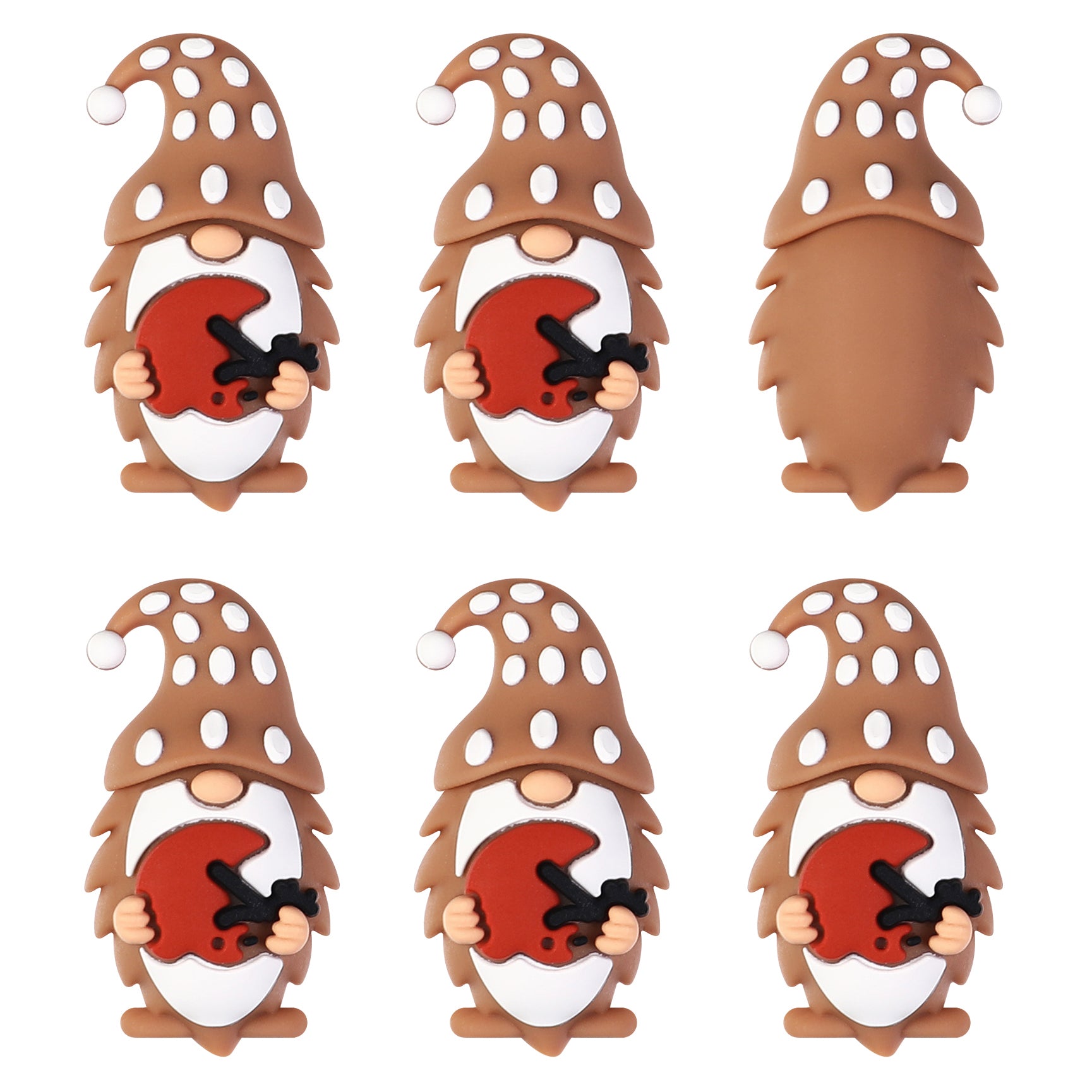 3D Football Gnome Sport Helmet Focal