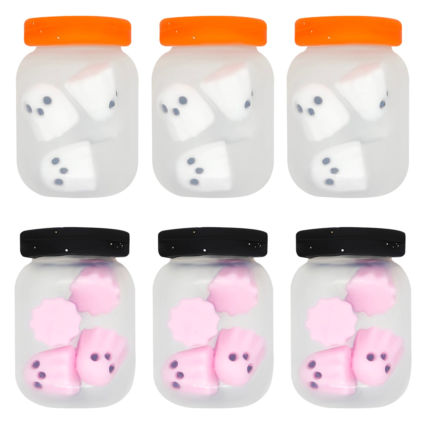 3D Ghost in Jar Halloween Focal