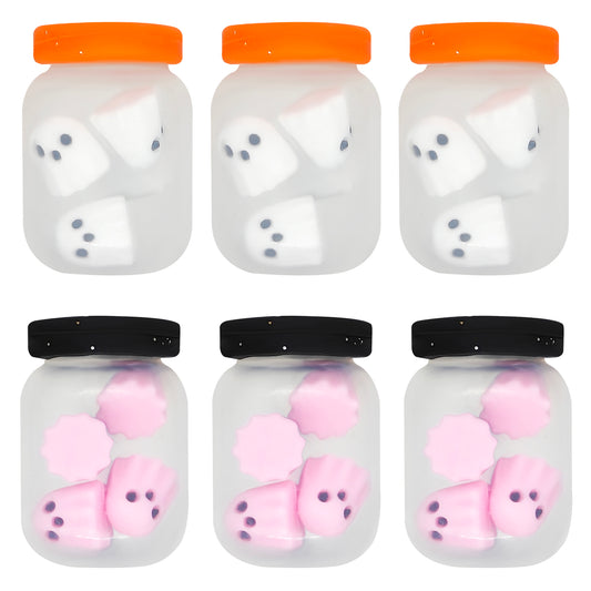 3D Ghost in Jar Halloween Focal