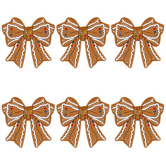 3D Gingerbread Bow Focal