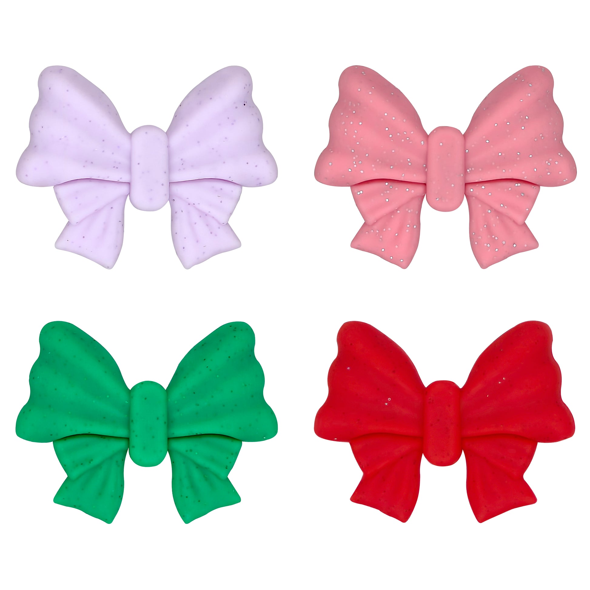 3D Glitter Bowknot Mix Focal