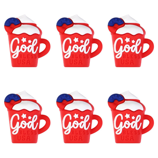 3D God Bless USA Mug Focal