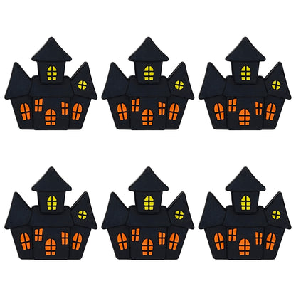 3D Haunted House Halloween Focal